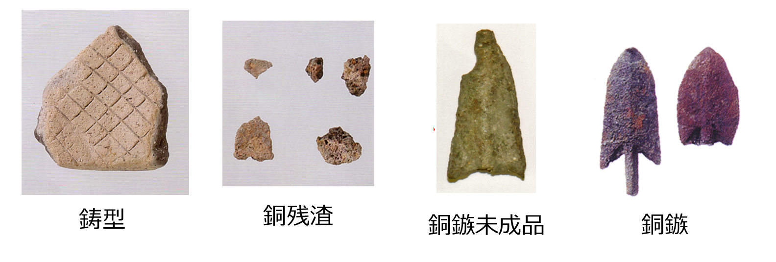 青銅器生産にかかわる品物